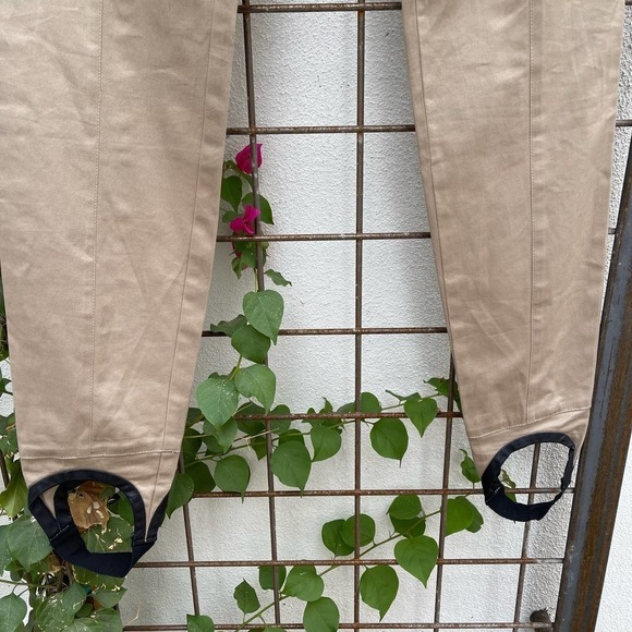 Alexander Wang Pants Womens 8 Stirrup With Leather Detail Brown Designer - Picture 3 of 7